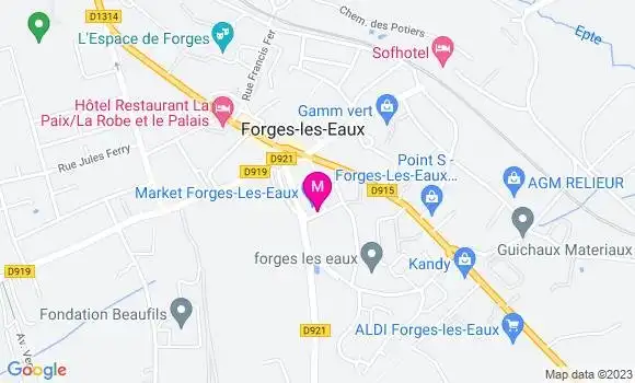 Localisation Carrefour Market
