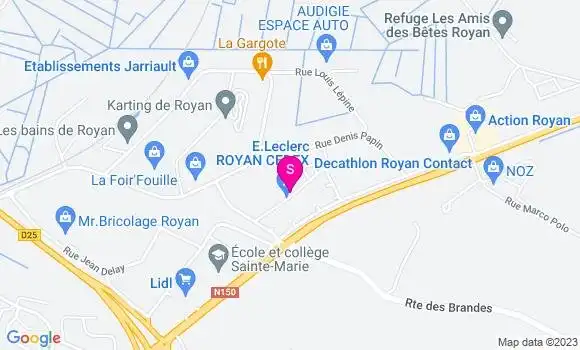 Localisation Station Leclerc