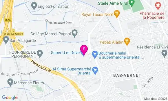 Localisation Super U
