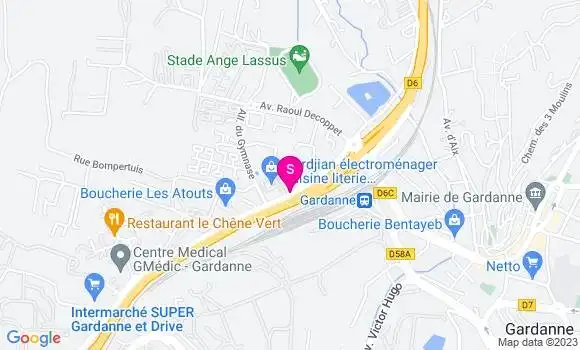 Localisation Intermarché Station