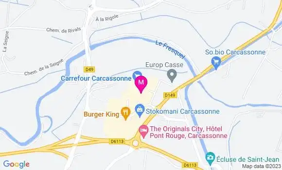 Localisation Station Carrefour