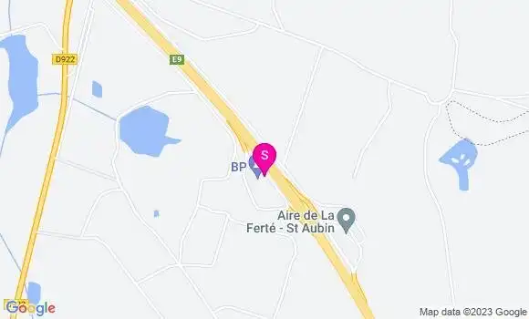 Localisation Bp Aire de Chaumont