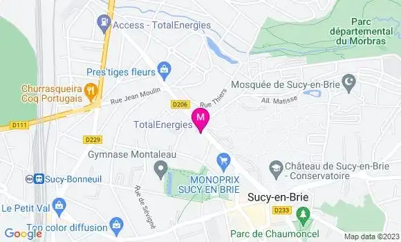 Localisation TotalEnergies