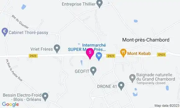 Localisation Intermarché Station