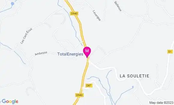Localisation TotalEnergies