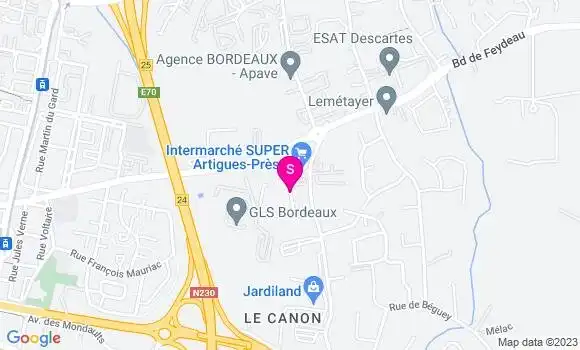 Localisation Intermarché Station