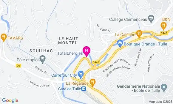 Localisation TotalEnergies