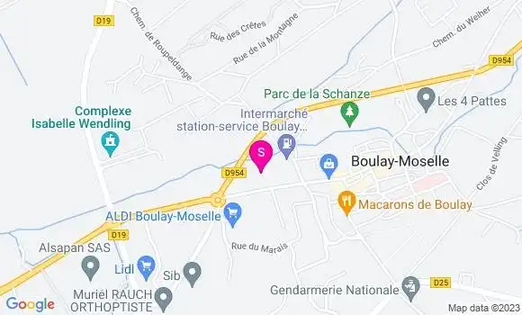 Localisation Intermarché Station
