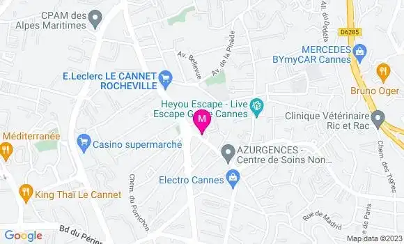 Localisation Station Leclerc