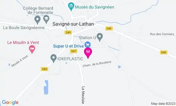 Localisation Station Super U