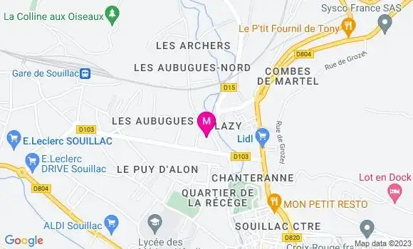 Localisation Casino Supermarché