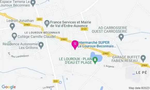 Localisation Intermarché Station