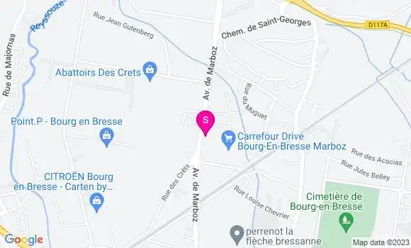 Localisation Carrefour Market