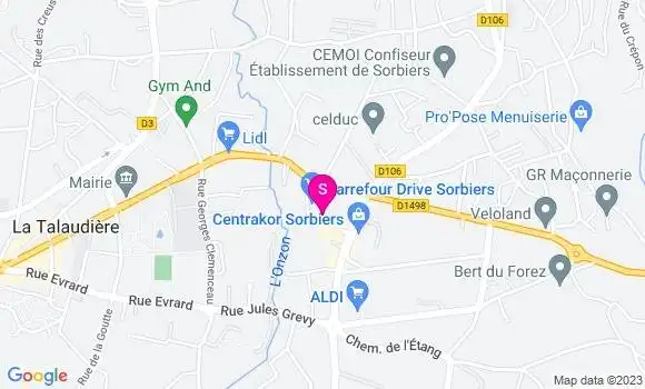 Localisation Carrefour Market