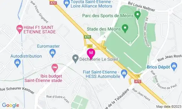 Localisation Station Eni