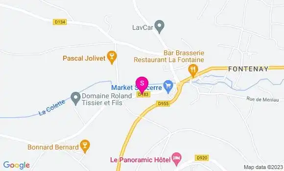 Localisation Carrefour Market