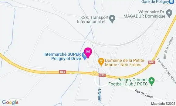 Localisation Intermarché Station