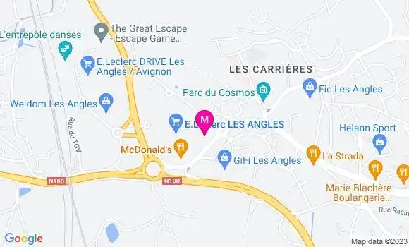 Localisation Station Leclerc