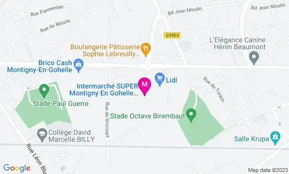 Localisation Intermarché Station