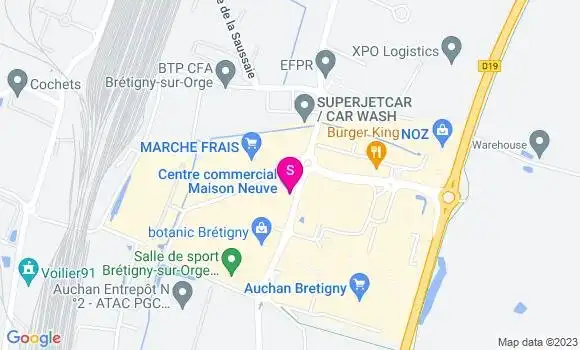 Localisation Auchan Station