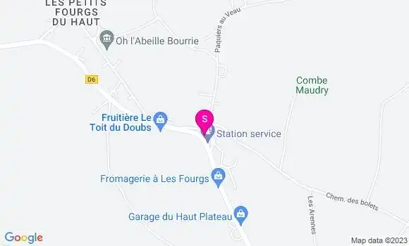 Localisation Station Guinchard Jacquin
