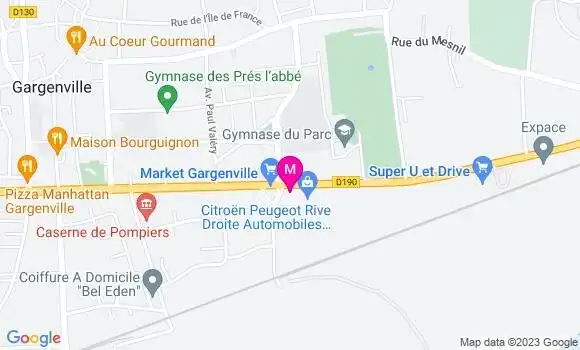 Localisation Carrefour Market