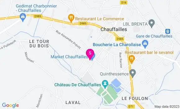Localisation Carrefour Market