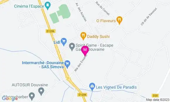 Localisation Intermarché Station