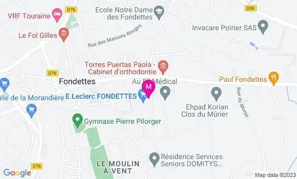 Localisation Station Leclerc