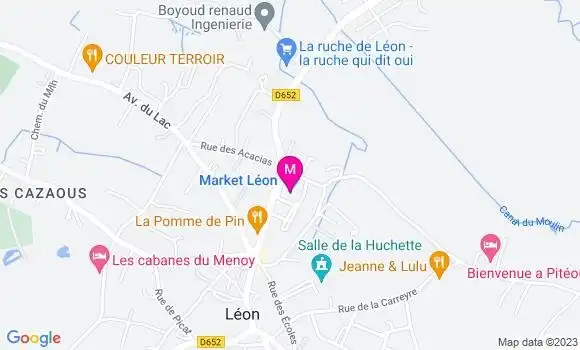Localisation Carrefour Market