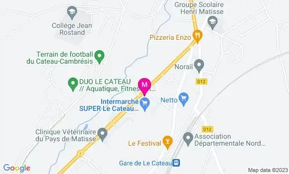 Localisation Intermarché Station