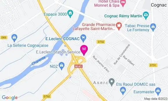 Localisation Station Leclerc