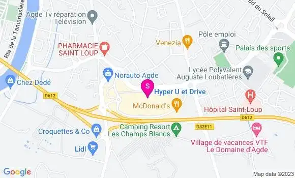 Localisation Super U