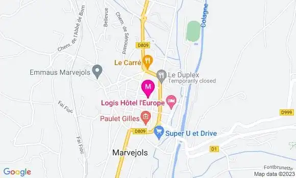 Localisation Station Daude