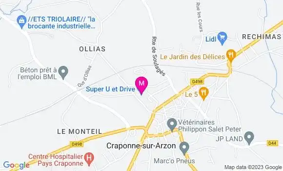 Localisation Super U