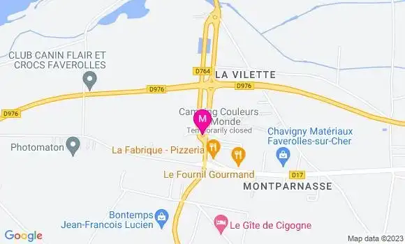 Localisation Carrefour Market