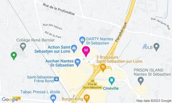Localisation Auchan Carburant