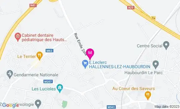 Localisation Station Leclerc