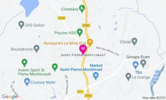 Localisation Carrefour Market