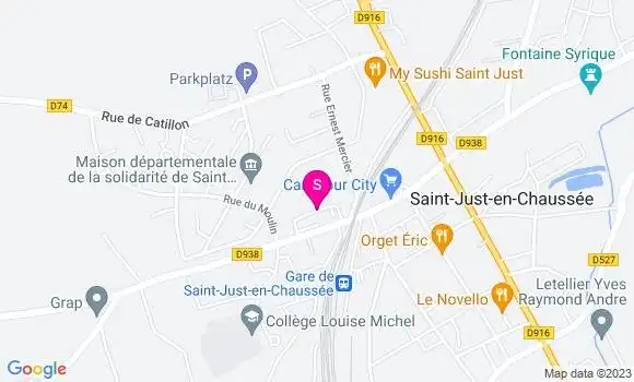 Localisation Station Leclerc