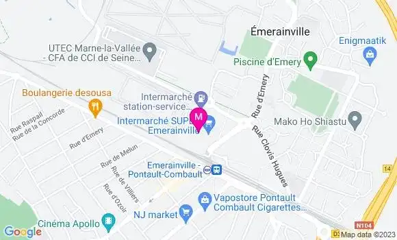 Localisation Intermarché Station