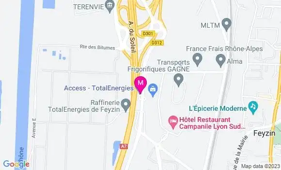 Localisation Access TotalEnergies