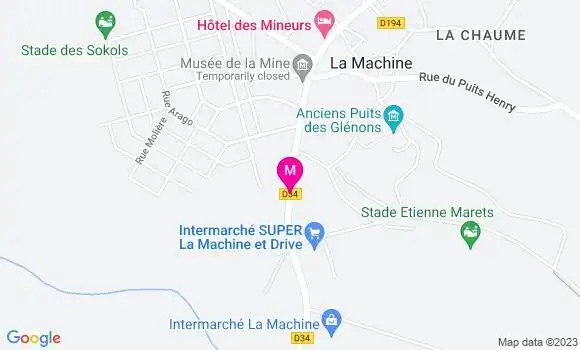 Localisation Intermarché Station
