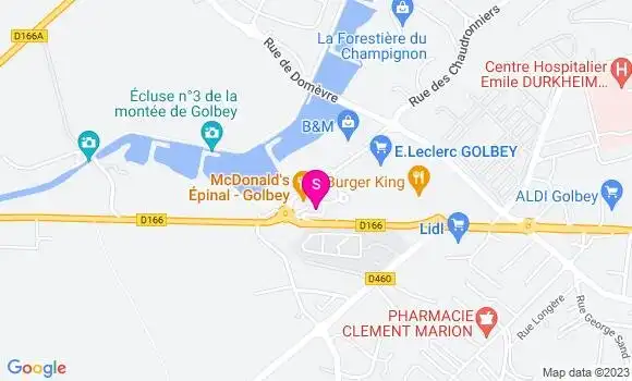 Localisation Station Leclerc