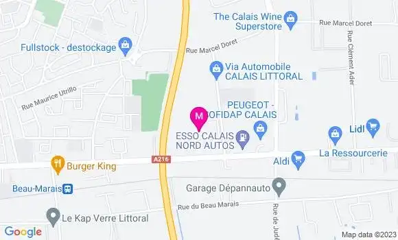 Localisation Esso Nord