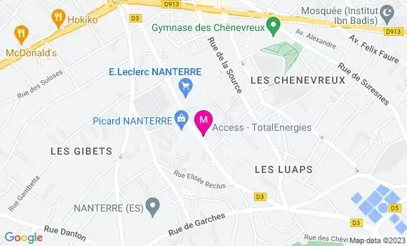 Localisation Access TotalEnergies