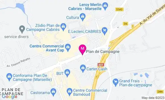 Localisation Station Leclerc