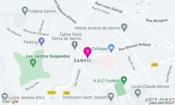 Localisation Carrefour Market
