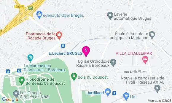 Localisation Station Leclerc