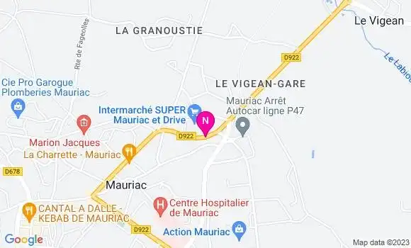 Localisation Intermarché Station